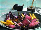 Treviso, Fig & Pear Steak Salad