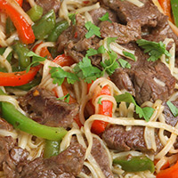 Asian Lamb Noodle Salad with Peanuts: Main Image