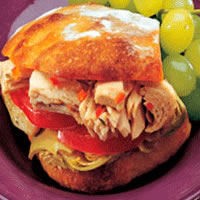 Albacore Artichoke Sandwiches: Main Image