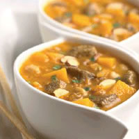 Autumnal Lamb Stew with Red Kuri Squash and Almonds: Main Image