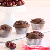 Bing Cherry Chocolate Cupcakes: Main Image
