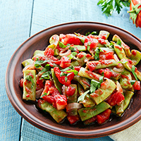 Simple Green Bean and Tomato Sauté: Main Image