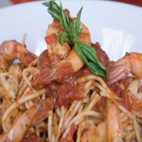 Angel Hair Pasta with Shrimp and Basil: Main Image