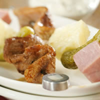 Image of Cubano Pork Appetizer Skewers And Cilantro-citrus Dip, Walmart