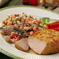 Image of Zesty Italian Pork Chops With Cannellini Salad, Walmart