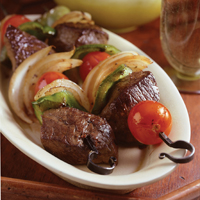 Chino-Latino Beef Kebabs: Main Image