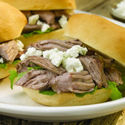 Image of Braised Lamb And Goat Cheese Sliders, Walmart