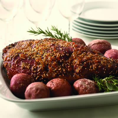 Lamb Leg with Roasted Potatoes Lamb Leg with Roasted Potatoes