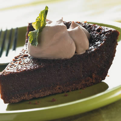 Easy Chocolate Custard Pie Easy Chocolate Custard Pie