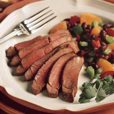 Image of Lamb Steaks With Citrus Black Beans, Walmart