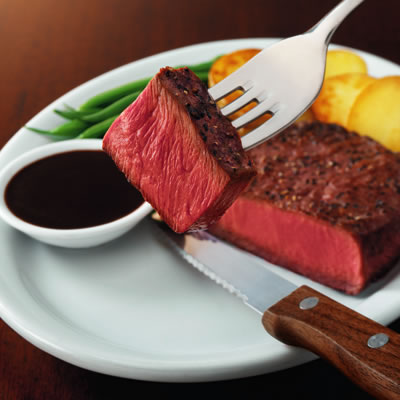 Image of Beef Flat Iron Steak With Balsamic Pepper Sauce, Walmart