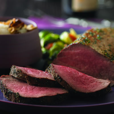 Beef Tenderloin with Wild Mushroom Grits Beef Tenderloin with Wild Mushroom Grits