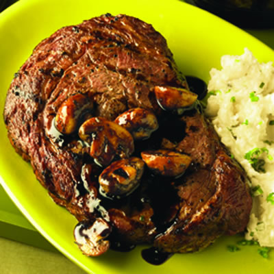 Image of Ribeye Steaks With Balsamic Mushroom Sauce, Walmart