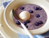 Frosted Blueberry and Banana Soup