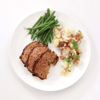 Balsamic-Glazed Lamb Meatloaf with Sun-dried Tomato Pesto: Main Image