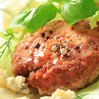 Blue Cheese Lamb Patties: Main Image