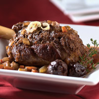 Lamb Chops with Fig and Port Sauce: Main Image