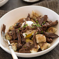 Cabernet-Braised Lamb Shoulder with Rosemary and Bay Leaves: Main Image