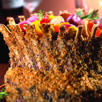 Holiday Stuffed Crown Roast with Cranberry Relish: Main Image