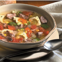 Tortellini and Lamb Country Soup: Main Image