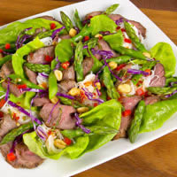 Thai Grilled Lamb and Asparagus Salad: Main Image