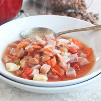 Jeanette’s Bean and Knoephla Soup: Main Image