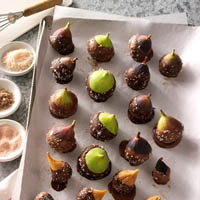 Salted Caramel Chocolate Figs: Main Image