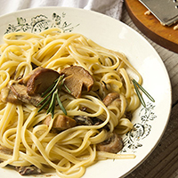 Pasta with Portabella Mushroom Sauce: Main Image