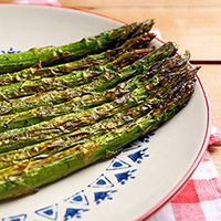 Roasted Asparagus with Red Onions and Feta: Main Image