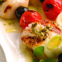 Grilled Scallop Skewers: Main Image