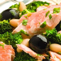 Olive Salmon Scramble: Main Image