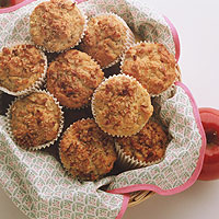 Cranberry Apple Walnut Muffins: Main Image