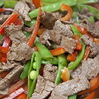 Curried Stir-Fried Lamb: Main Image