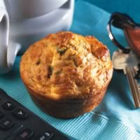 Bacon-Cheddar Breakfast Muffins: Main Image