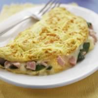 Spinach, Ham, and Cheese Omelet: Main Image