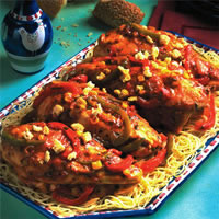 South-of-the-Border Chicken Cacciatore: Main Image
