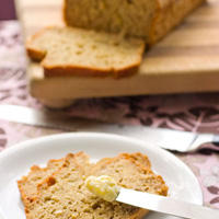 Banana Coconut Bread with Stevia: Main Image