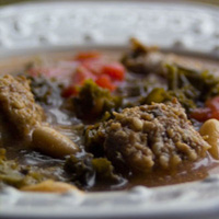 Italian Sausage, Kale, and Cannellini Bean Soup: Main Image