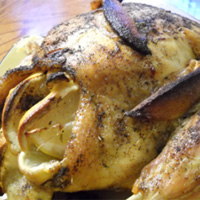 Lemon Pepper Roast Chicken: Main Image