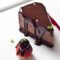 No-Bake Triple Chocolate Cheesecake: Main Image