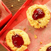 Pecan Sandies Strawberry Jam Thumbprint Cookies: Main Image