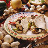 Grilled Mushrooms and Pepper Fajitas: Main Image