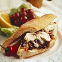 Grilled Steak Sandwich with Mushroom Spread: Main Image