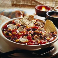 Hearty Fresh Mushroom Chili: Main Image