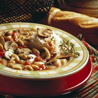 Quick Mushroom and White Bean Stew: Main Image