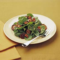 Spinach Salad with Candied Shiitake Mushrooms: Main Image