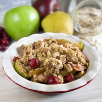 Apple Pear Cranberry Crisp: Main Image