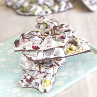 Chocolate Cranberry Pistachio Bark: Main Image