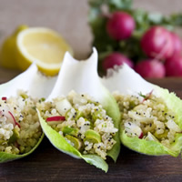 Quinoa Salad in Endive Cups: Main Image