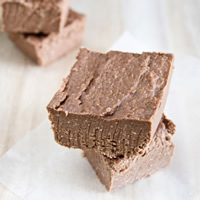 Vegan Peanut Butter Chocolate Fudge: Main Image
